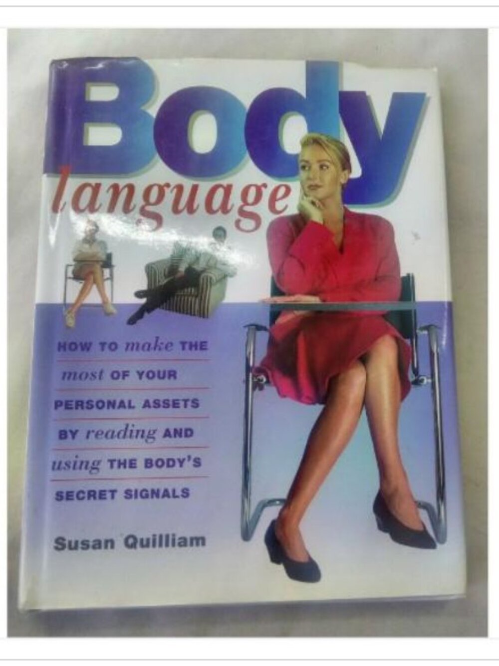 Body Language Susan Quilliam 1995 Paperback Book Vintage Novel Read Classic